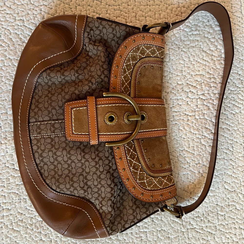 Brown Designer Shoulder Bag